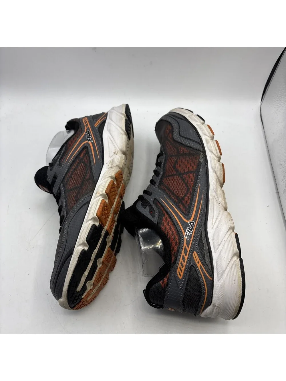 Mens Fila Ascente Trail Running Sneakers Shoes - Wide - Castlerock Size 10.5 Men